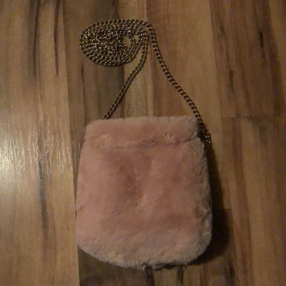 LIKE NEW! Super soft light pink purse